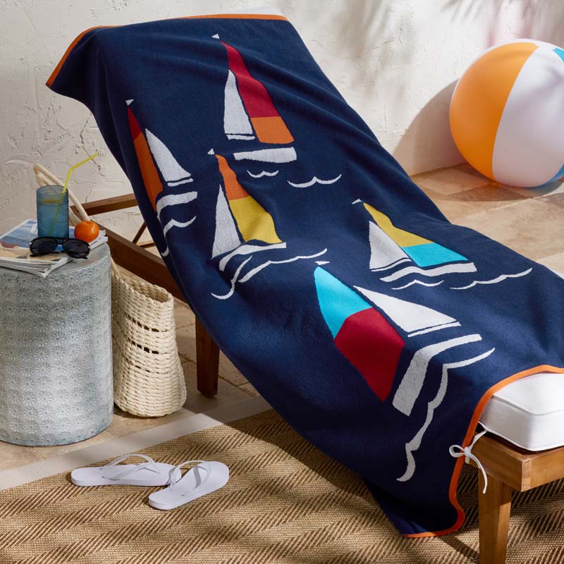 Cotton Terry Beach Towel