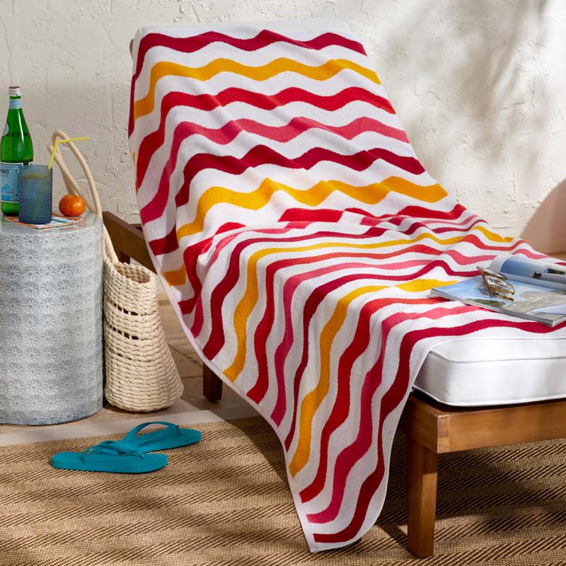 Cotton Terry Beach Towel