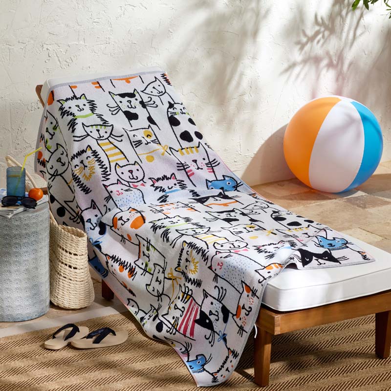 Cotton Terry Beach Towel