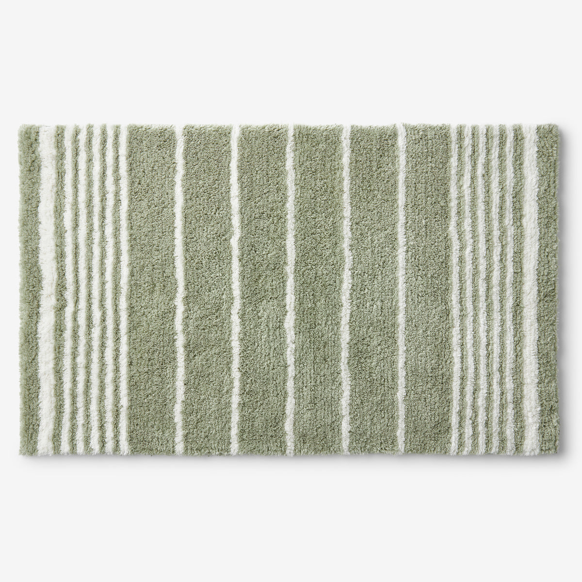 Plush Spa Stripe Bath Rug