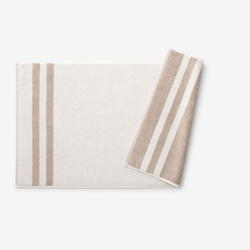 Mirage Aegean Cotton Reversible Stripe Bath Mat