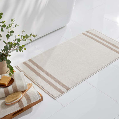 Mirage Aegean Cotton Reversible Stripe Bath Mat