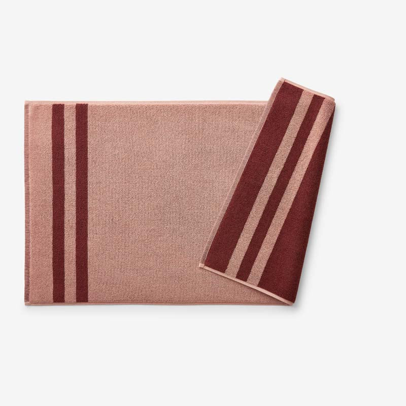 Mirage Aegean Cotton Reversible Stripe Bath Mat