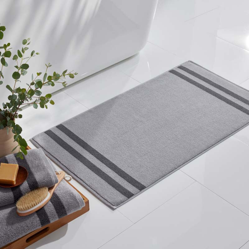 Mirage Aegean Cotton Reversible Stripe Bath Mat