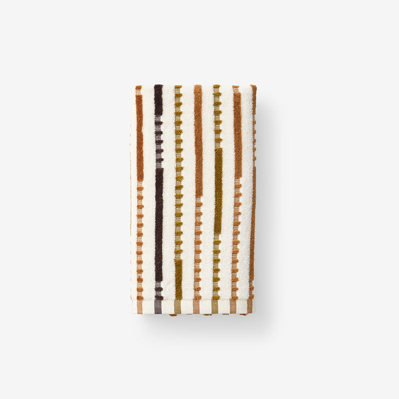 Stripe Velour Bath Towel