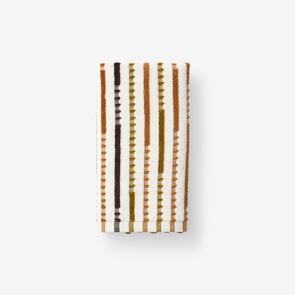 Stripe Velour Bath Towel