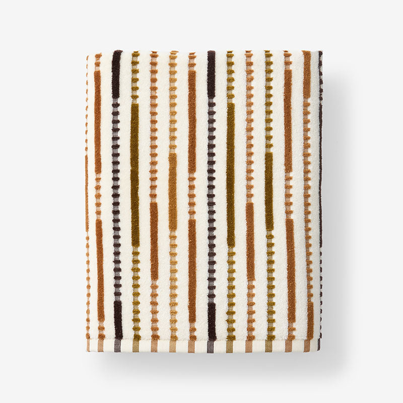Stripe Velour Bath Towel