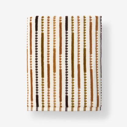 Stripe Velour Bath Towel