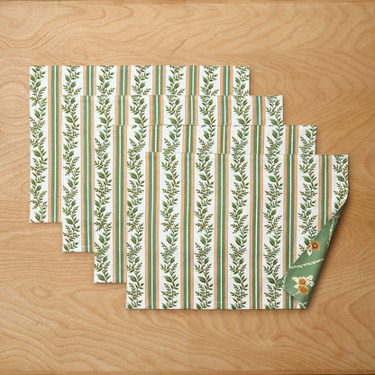 West Hill Reversible Placemats, Set of 4