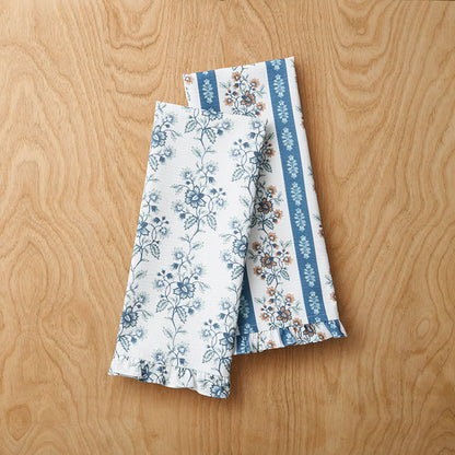 Flower Bloom Tea Towels, Set of 2