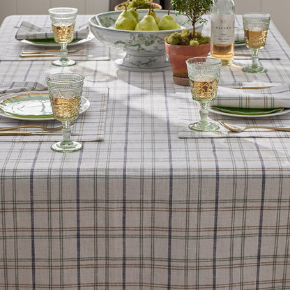 Alerie Yarn-Dyed Plaid Tablecloth