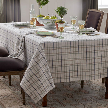 Alerie Yarn-Dyed Plaid Tablecloth