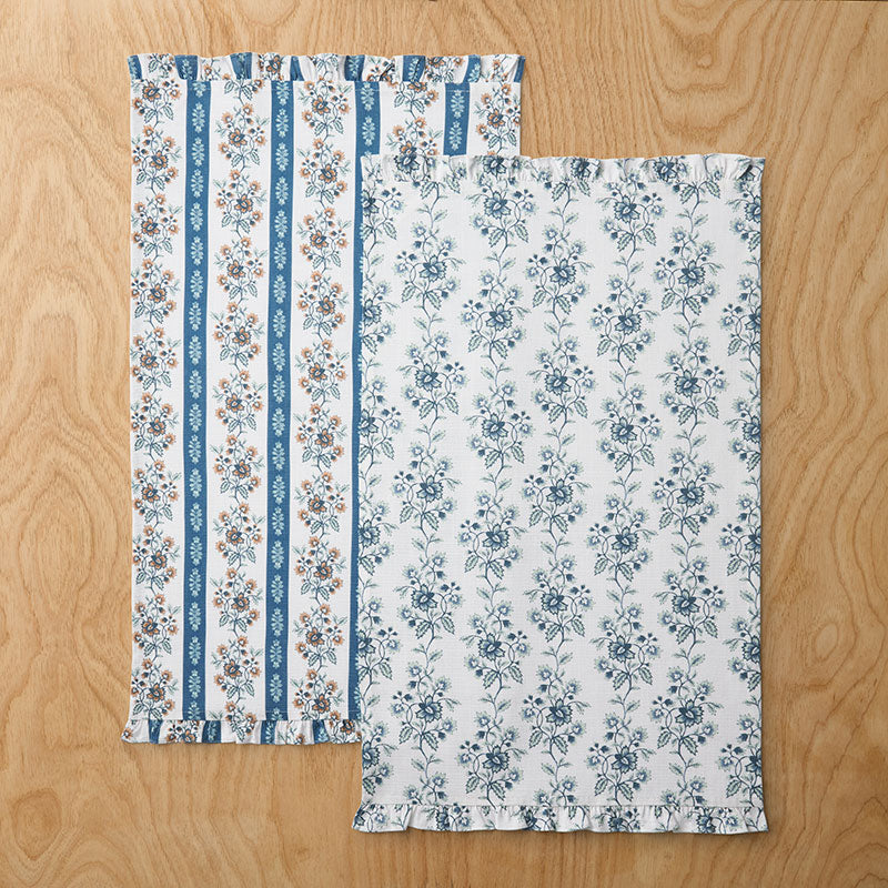 Flower Bloom Tea Towels, Set of 2