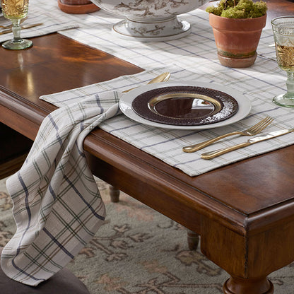 Alerie Yarn-Dyed Plaid Napkins, Set of 4