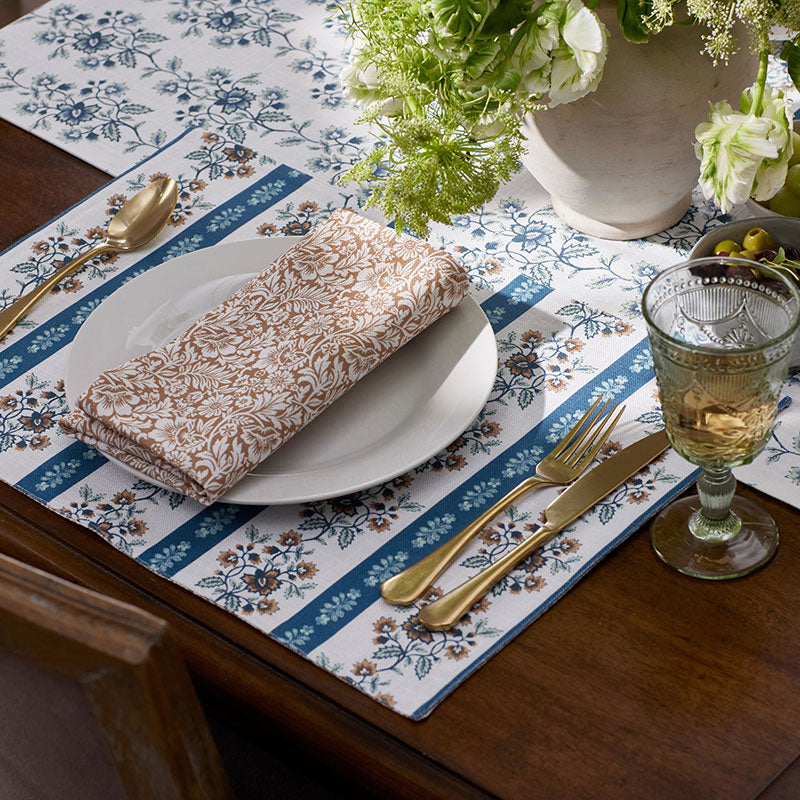 Flower Bloom Reversible Placemats, Set of 4