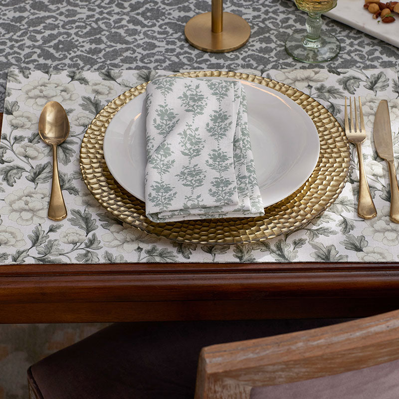 Charming Flower Napkins, Set of 4