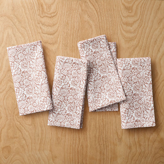 Flower Bloom Napkins, Set of 4
