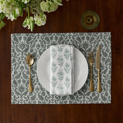 Charming Flower Reversible Placemats, Set of 4