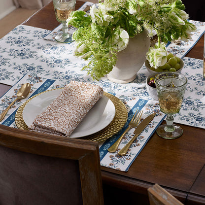 Flower Bloom Reversible Placemats, Set of 4