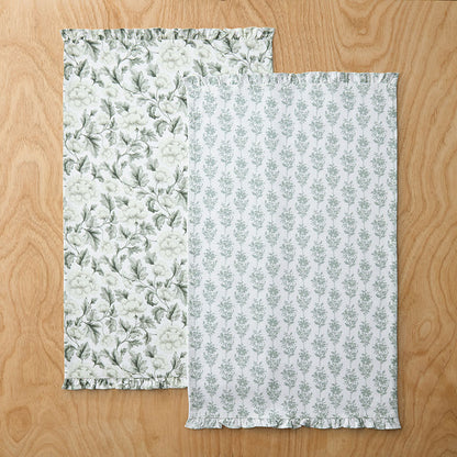 Charming Flower Tea Towels, Set of 2