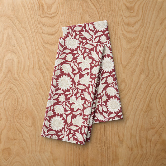 Floral Garden Tea Towels, Set of 2