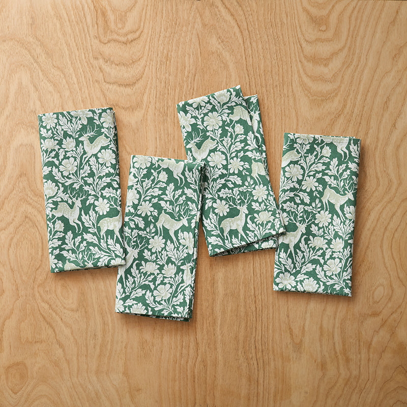 Deer Walk Napkins, Set of 4