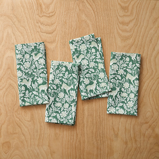 Deer Walk Napkins, Set of 4