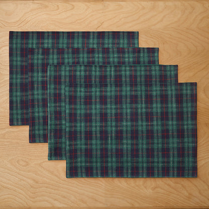 Henrietta Mini Plaid Placemats, Set of 4