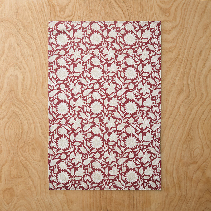 Floral Garden Tea Towels, Set of 2