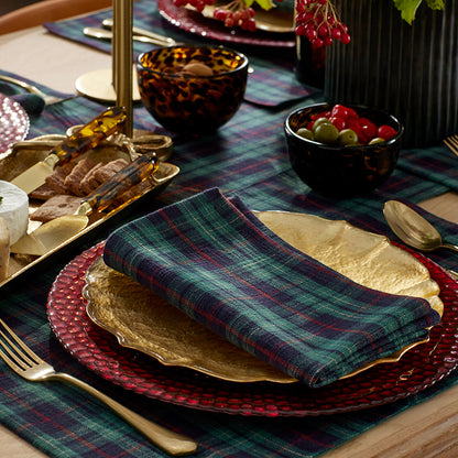 Henrietta Mini Plaid Napkins, Set of 4