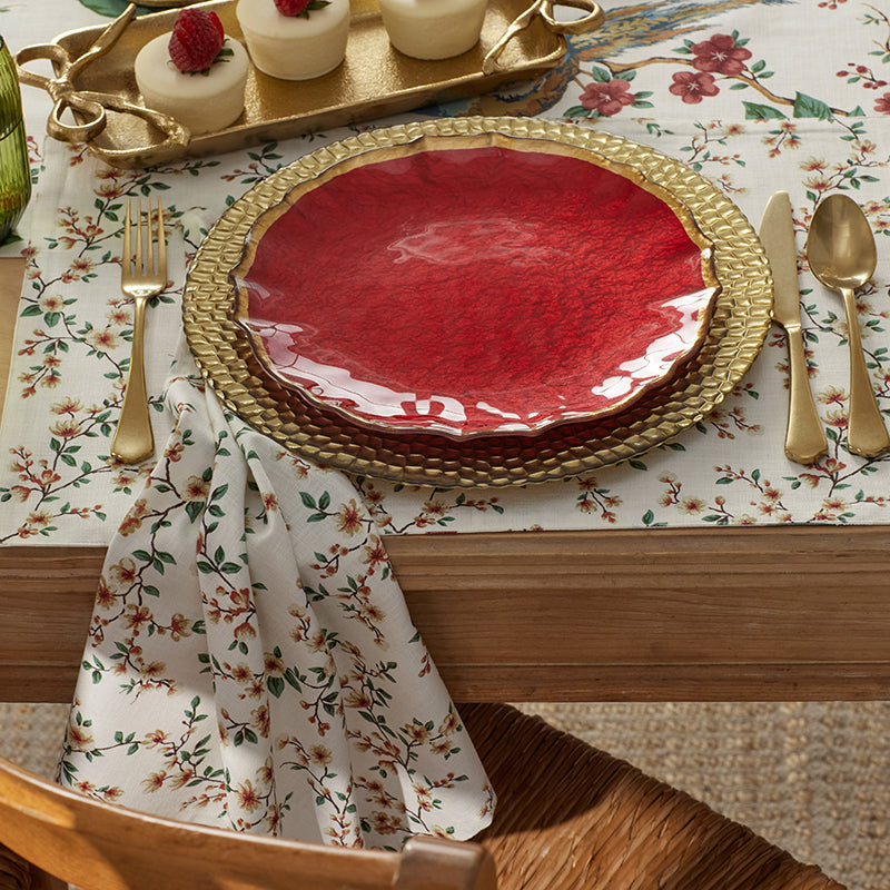Elegant Pheasant Napkins, Set of 4