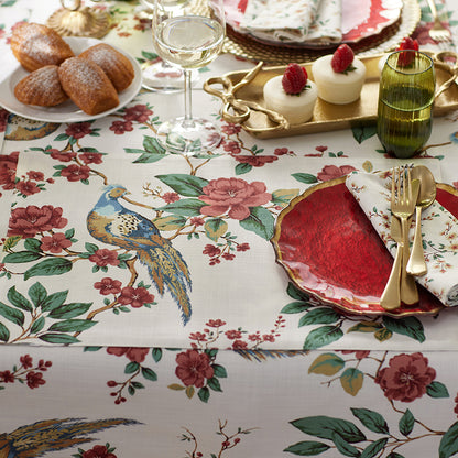 Elegant Pheasant Reversible Placemats, Set of 4