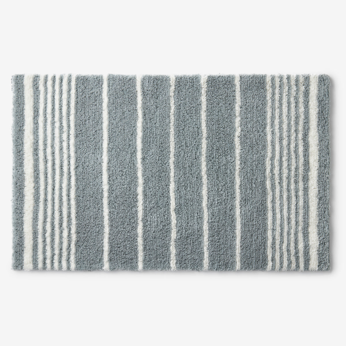 Plush Spa Stripe Bath Rug