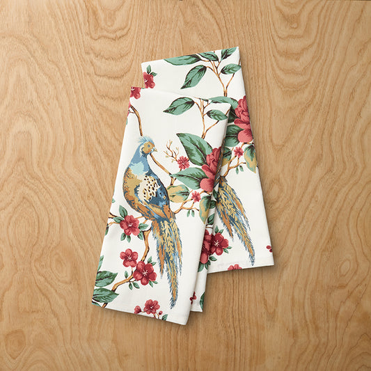 Elegant Pheasant Tea Towels, Set of 2