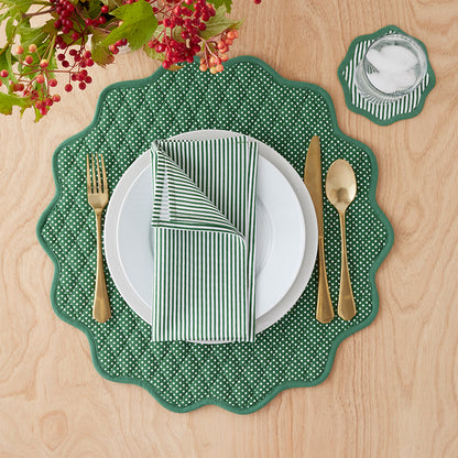 Stripe Dot Napkins, Set of 4