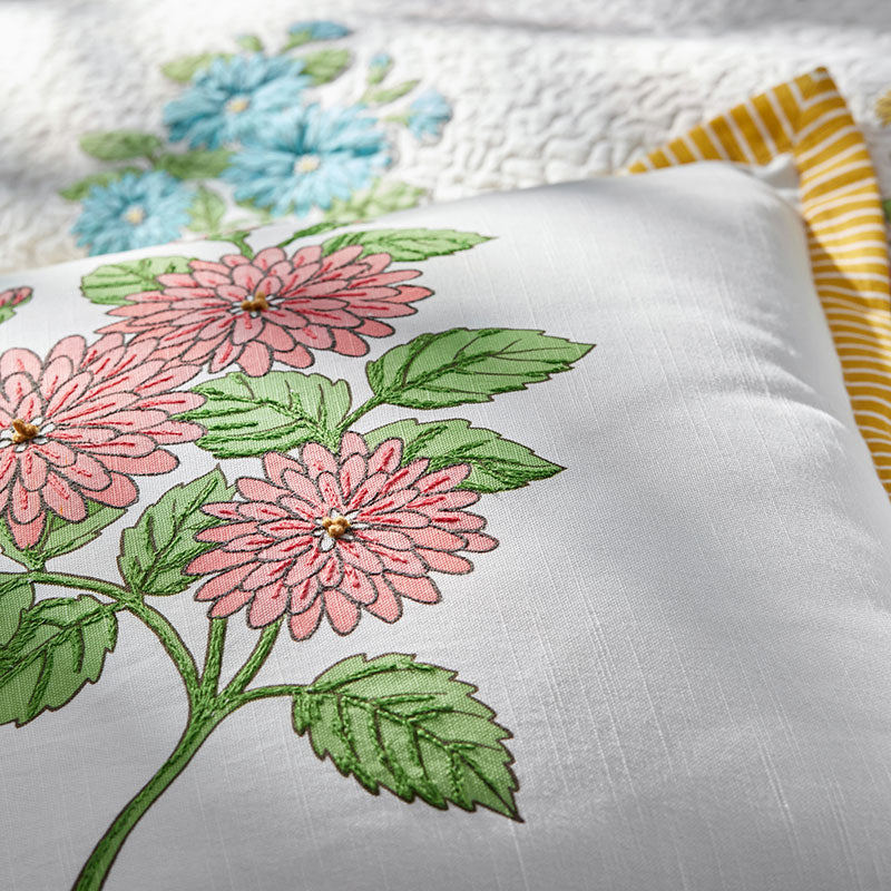 Lily Garden Decorative Square Pillow Cover