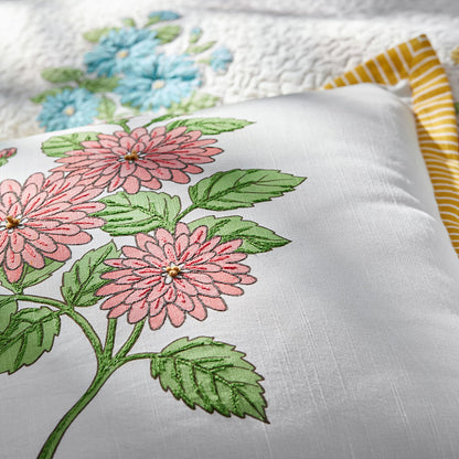 Lily Garden Decorative Square Pillow Cover