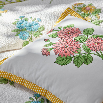 Lily Garden Decorative Square Pillow Cover