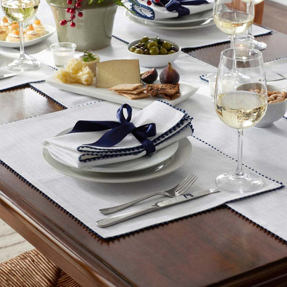 Pom Fringe Table Runner