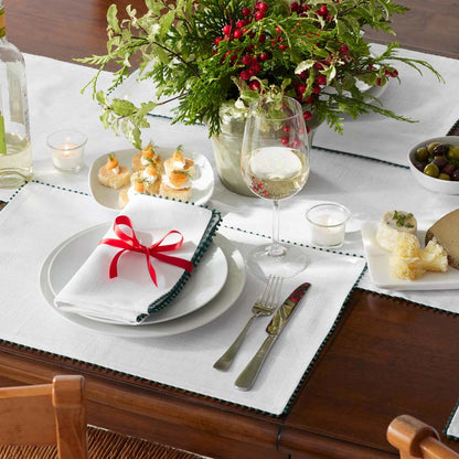 Pom Fringe Table Runner