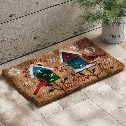 Holiday Coir Door Mat