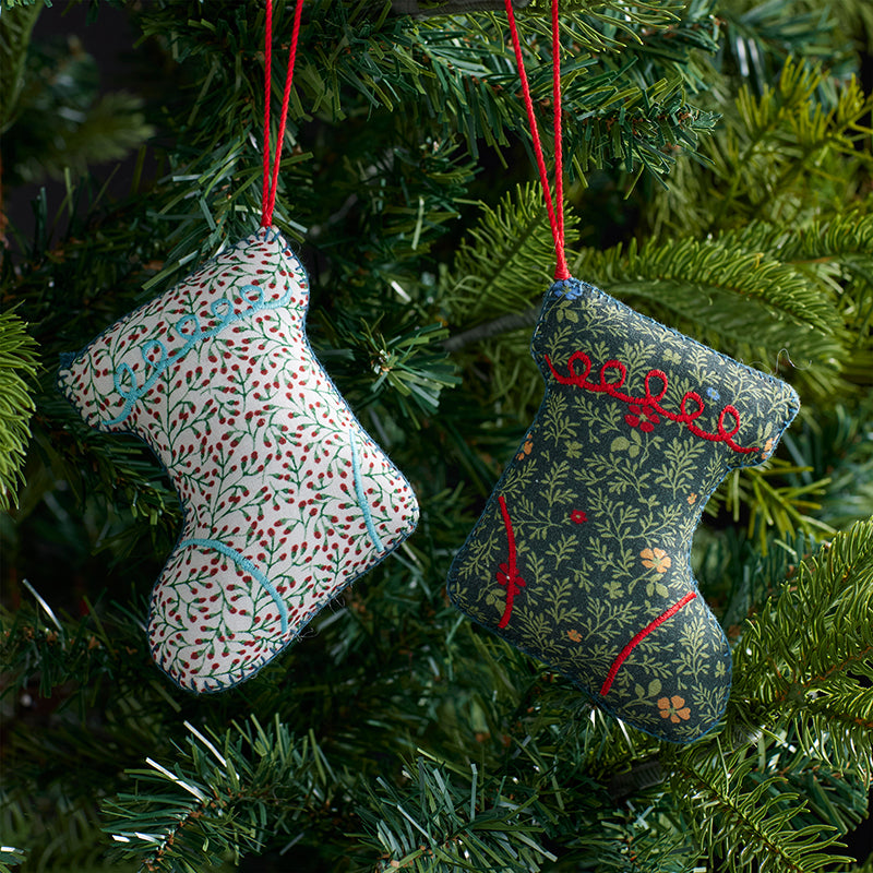 Holiday Chic Reversible Ornaments, Set of 2