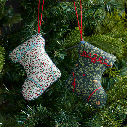 Holiday Chic Reversible Ornaments, Set of 2