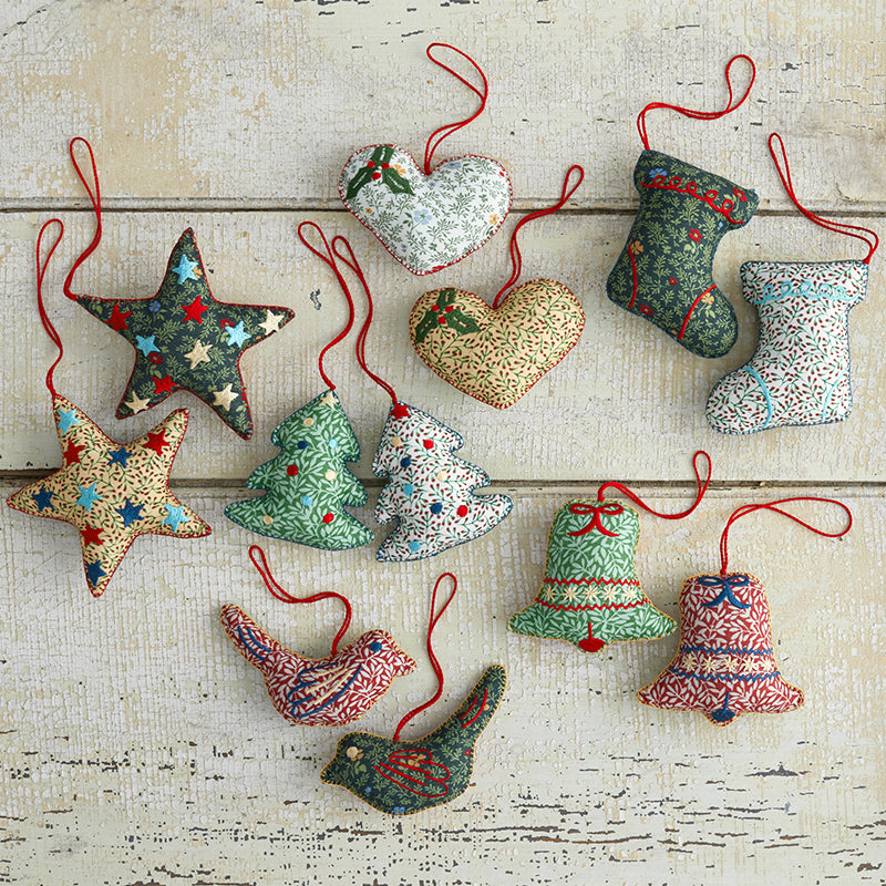 Holiday Chic Reversible Ornaments, Set of 2