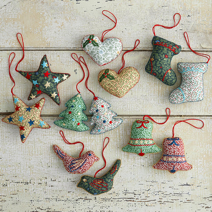 Holiday Chic Reversible Ornaments, Set of 2