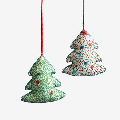 Holiday Chic Reversible Ornaments, Set of 2