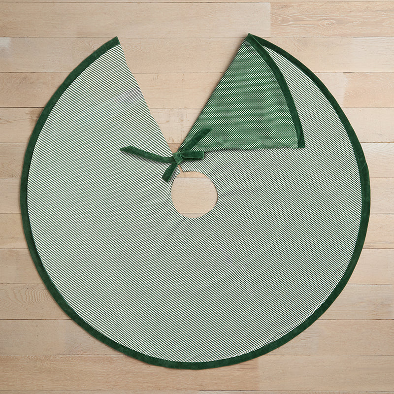 Stripe Dot Reversible Tree Skirt