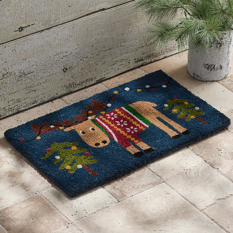 Holiday Coir Door Mat