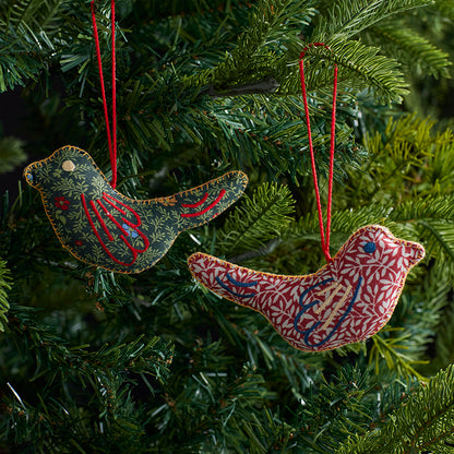 Holiday Chic Reversible Ornaments, Set of 2