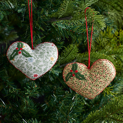 Holiday Chic Reversible Ornaments, Set of 2